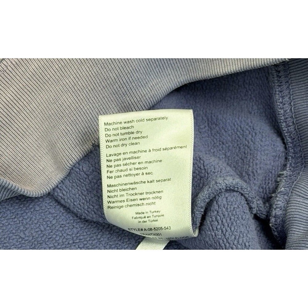 Anine Bing Tyler Sweatshirt Washed Lavender Size XL - Picture 5 of 11